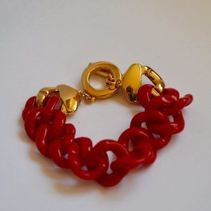 Vera Bradley Red Chain Bracelet